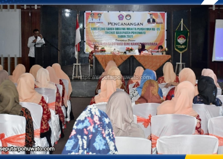 Dharma Wanita Persatuan Kabupaten Pohuwato resmi mencanangkan HUT DWP ke-26 tahun 2025