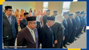 Hari Bersejarah di Gunung Pani, 22 Pejabat Pratama Pohuwato Ucapkan Sumpah Jabatan