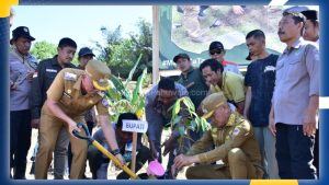 Gerakan Pohuwato Hijau Dicanangkan, Bupati Saipul Tanam Pohon di Taluditi