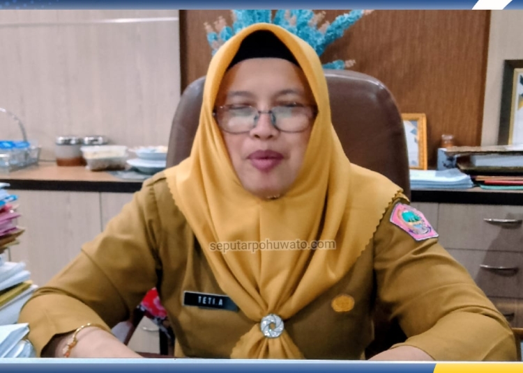 Kepala Badan Pengelola Keuangan dan Pendapatan Daerah (BPKPD) Kabupaten Pohuwato, Teti Alamri, S.E (Foto: Kris)