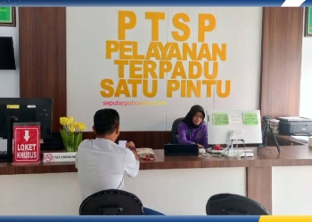 Foto: Suasana ruang PTSP Kejaksaan Negeri Pohuwato Jum'at (12/12/2025),