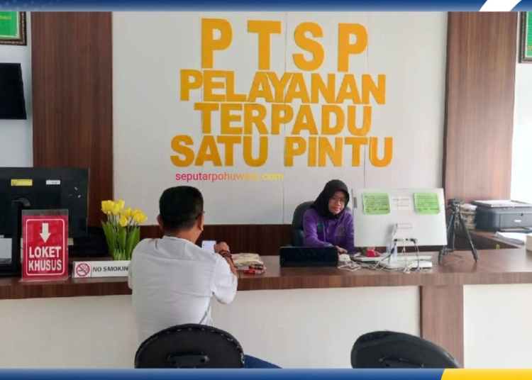 Foto: Suasana ruang PTSP Kejaksaan Negeri Pohuwato Jum'at (12/12/2025),