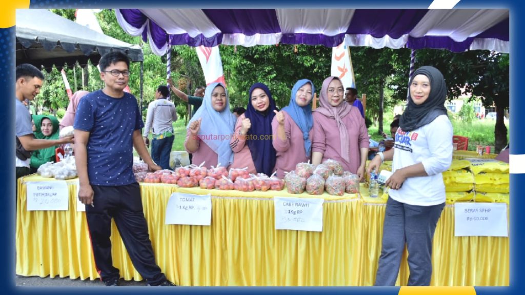 Stabilkan Harga Pangan, Pemkab Pohuwato Hadirkan GPM di Bundaran Maleo