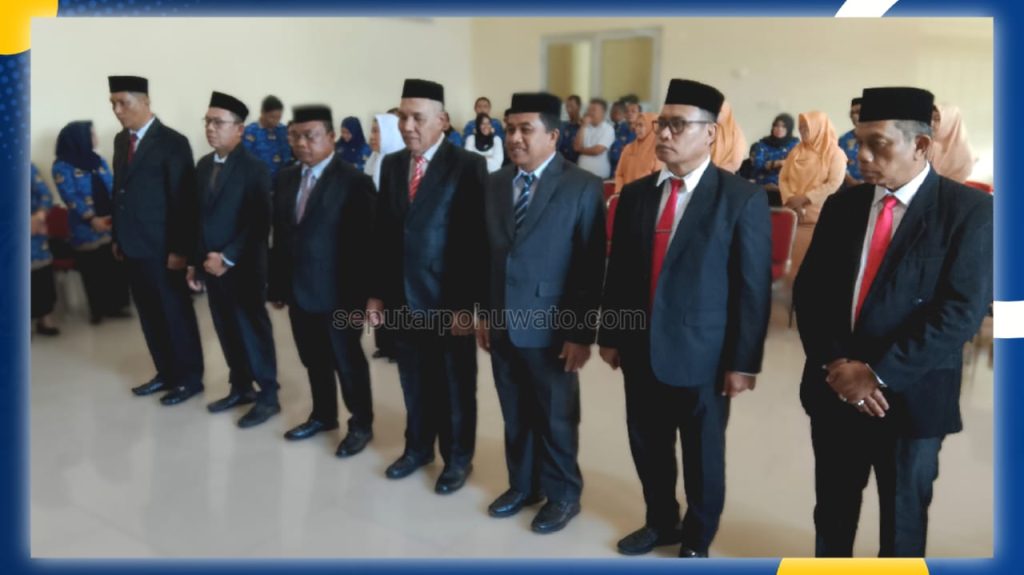 Kejutan Akhir Tahun, Bupati Saipul Mbuinga Lantik 9 Pejabat Pohuwato Sekaligus