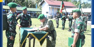 Peringatan Hari Juang Infanteri ke-77 Tahun 2025 yang digelar Korem 133/Nani Wartabone, Jum'at (19/12/2025). Foto: dok. Penrem