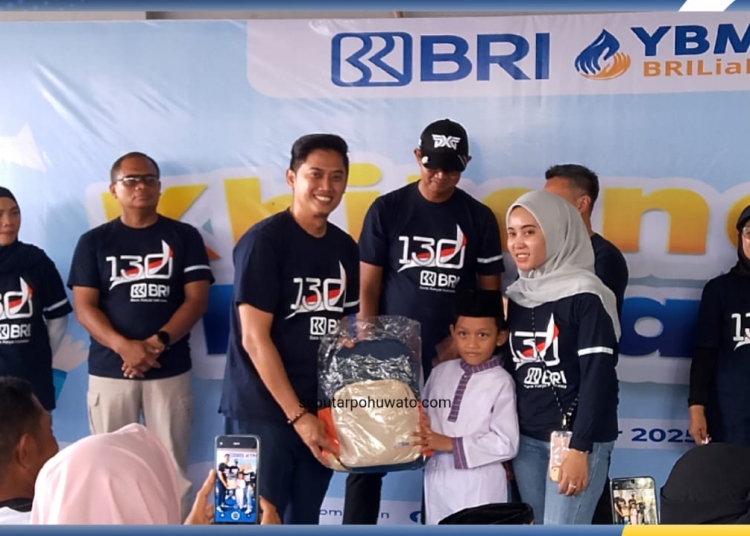 PT Bank Rakyat Indonesia (Persero) Tbk, BRI Branch Office Marisa menggelar khitanan massal, Sabtu (20/12/2025). Bakti sosial ini bagi dari perayaan Hari Ulang Tahun (HUT) ke-130 BRI.