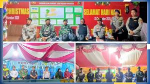 Situasi Pos Pengamanan Natal dan Tahun Baru di Pohuwato Terpantau Aman dan Kondusif