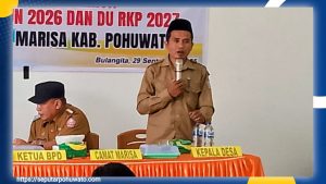 Kades Bulangita Jelaskan Aturan Dana Desa dalam Musrenbangdes RKP 2026