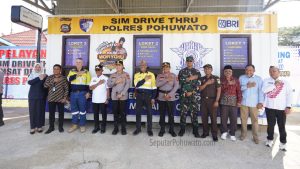 Sinergi Polri dan Pani Gold Mine, Samsat Drive Thru Pohuwato Resmi Diluncurkan