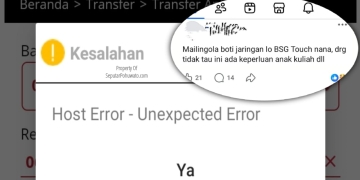 Hasil screenshot keluhan nasabah yang masuk ke redaksi, Sabtu (17/01/2026)