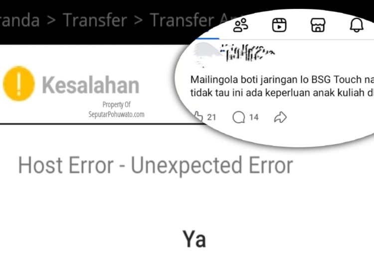 Hasil screenshot keluhan nasabah yang masuk ke redaksi, Sabtu (17/01/2026)