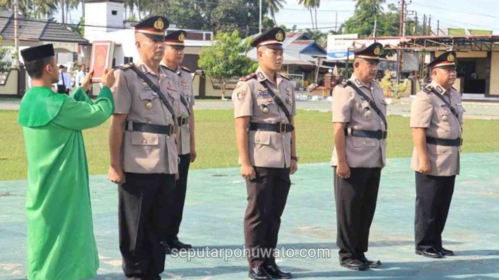 Rotasi Jabatan di Polres Pohuwato, Ini Nama-nama Perwira yang Bergeser