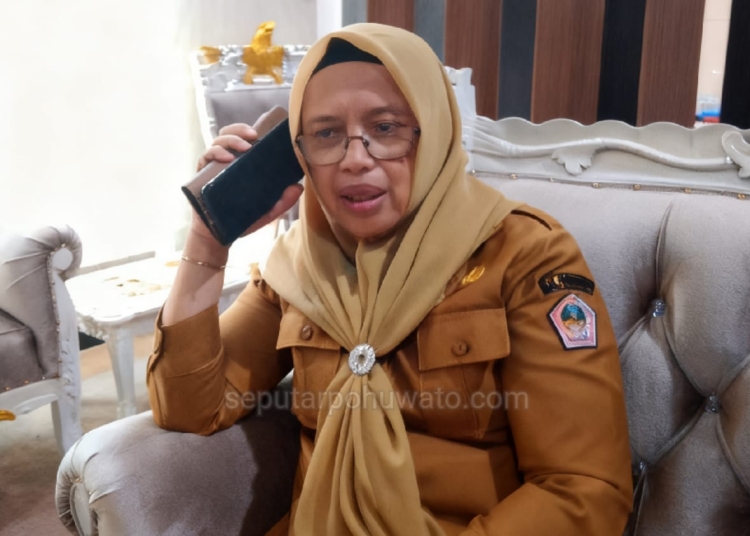 Kepala Badan Pengelola Keuangan dan Pendapatan Daerah (BPKPD) Kabupaten Pohuwato Teti Alamri saat dikonfirmasi, Senin (23/02/2026). Dok. Kris