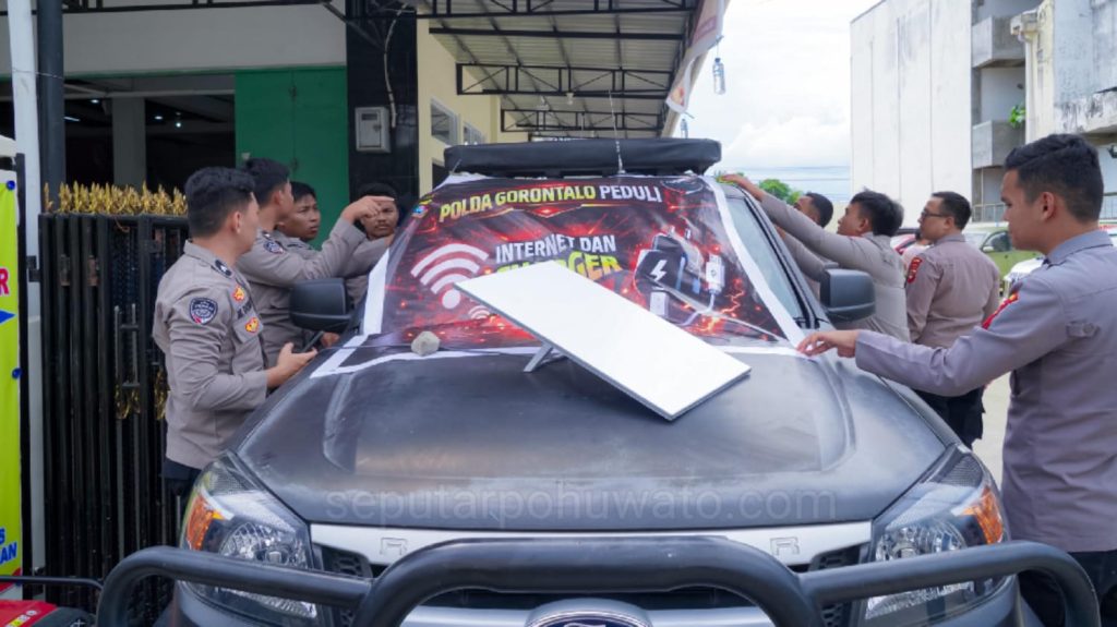 Datang ke Pusat Pertokoan, Nanti Bisa Internetan dan Cek Kesehatan Gratis, Ini Program Polda Gorontalo