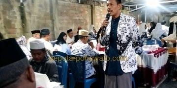 Moment kebersamaan keluarga besar PGRI Pohuwato mempererat silaturahmi di bulan suci Ramadan, Senin (02/03/2026). Dok. Coleng