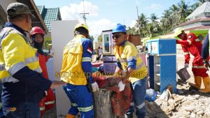 Tambang Emas Pani Tunjukkan Kepeduliannya, Tim ERT Langsung Dikirim Bantu Korban Banjir Hulawa