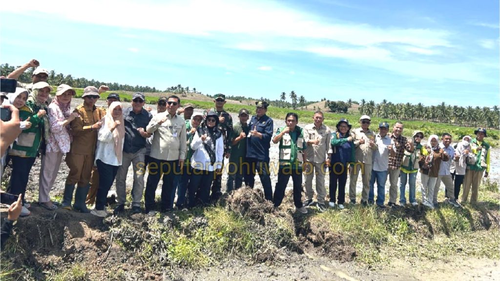 Program Cetak Sawah Dikebut, Dandim Pohuwato Dampingi Peninjauan Lahan, Target Ribuan Hektare Siap Produksi