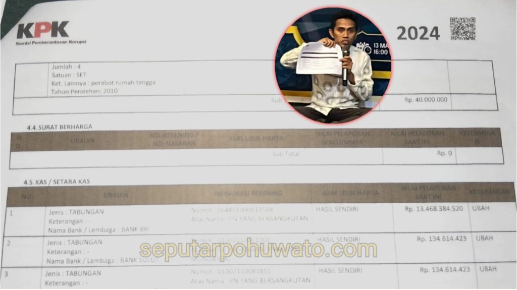 Respons Tim Ahli Bupati Pohuwato soal LHKPN Saipul Mbuinga yang Capai Rp 14 M: Ada Human Error
