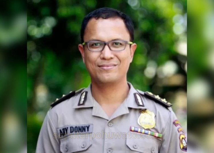 AKBP Ary Donny Setiawan saat menjabat Kapolres Pohuwato. (Sumber Foto: Antara Gorontalo)