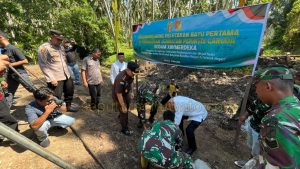 Dulu Pakai Batang Kelapa, Kini Jembatan Penghubung Dua Dusun di Lemito Mulai Dikerjakan