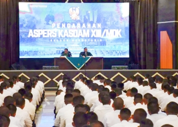 500 calon siswa (casis) Tamtama TNI Angkatan Darat (AD) tahun 2026 di wilayah Kodam XIII/Merdeka resmi dinyatakan lulus seleksi. (Dok. RPTS)