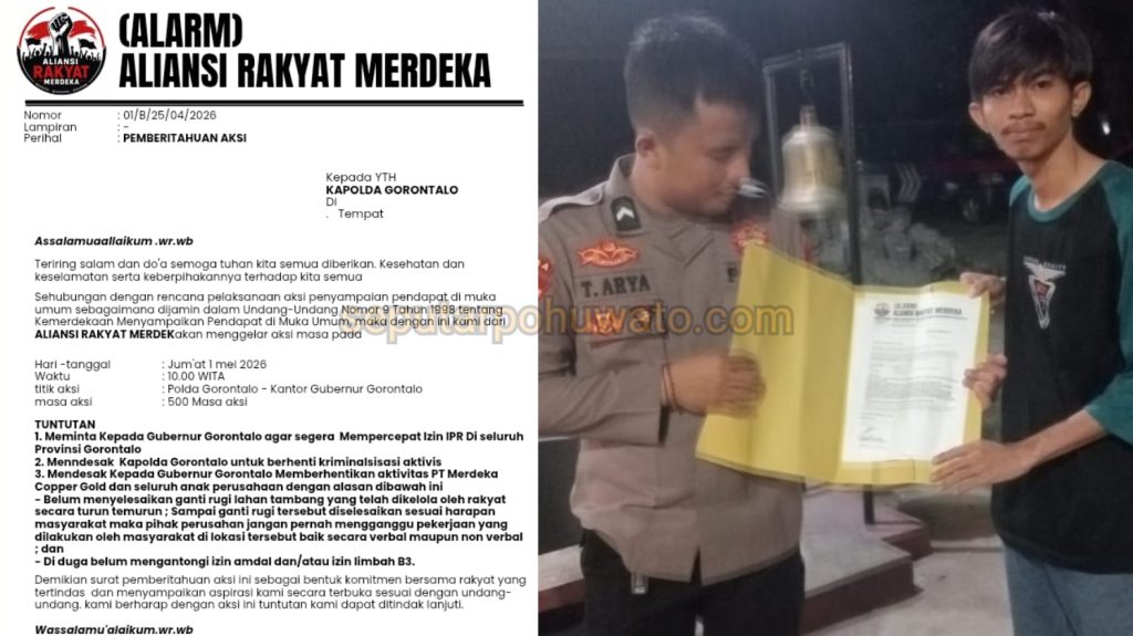 Aliansi Rakyat Merdeka Siapkan Aksi 1 Mei di Gorontalo, Angkat Isu IPR hingga Dugaan Pelanggaran Tambang