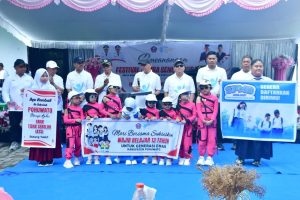 Momen Hardiknas, Bupati Saipul Resmikan Program Wajib Belajar 13 Tahun di Pohuwato