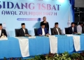 Foto: Sidang isbat awal Zulhijah 1447 Hijriah. (Foto: ss YouTube tvOneNews)