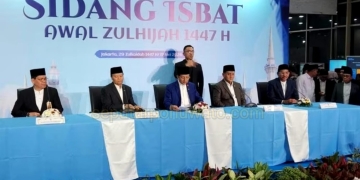 Foto: Sidang isbat awal Zulhijah 1447 Hijriah. (Foto: ss YouTube tvOneNews)
