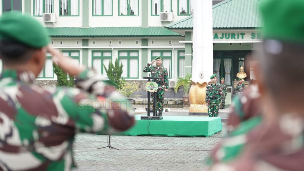 Korem 133/Nani Wartabone Gelar Upacara 17-an, Kasad Minta Prajurit Waspadai Krisis Energi dan Kekeringan