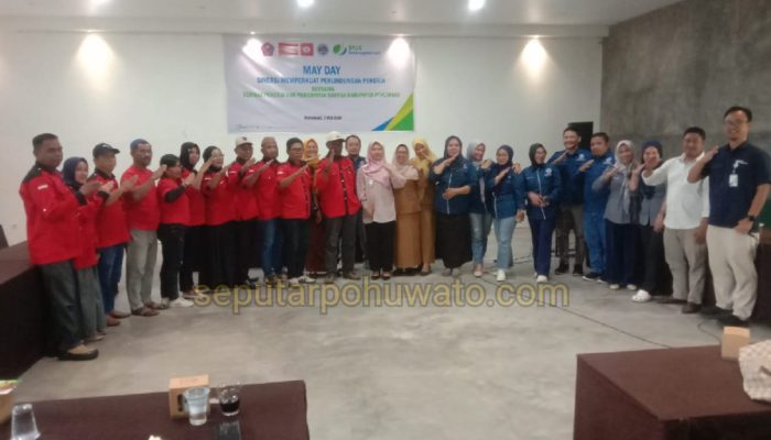 Peringati Hari Buruh 2026, BPJS Ketenagakerjaan Pohuwato Perkuat Perlindungan Pekerja Bersama Serikat Buruh