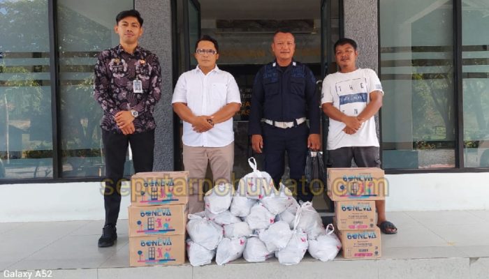 Tak Pernah Putus Berbagi, YR Tim Salurkan Bantuan untuk Warga Binaan Lapas Pohuwato