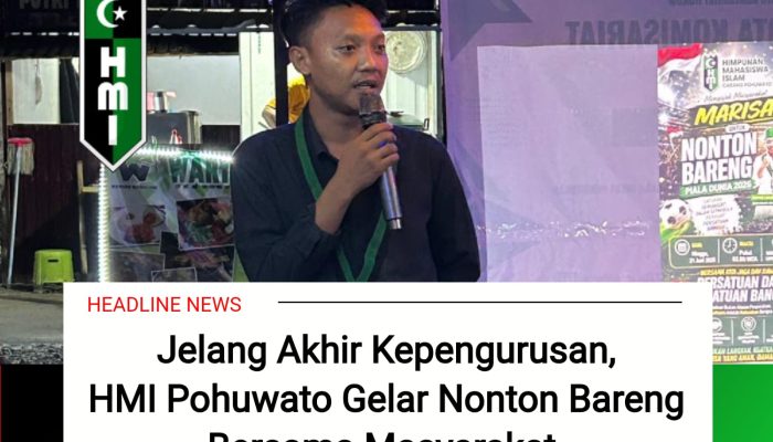 Jelang Akhir Kepengurusan, HMI Pohuwato Gelar Nobar Bersama Masyarakat