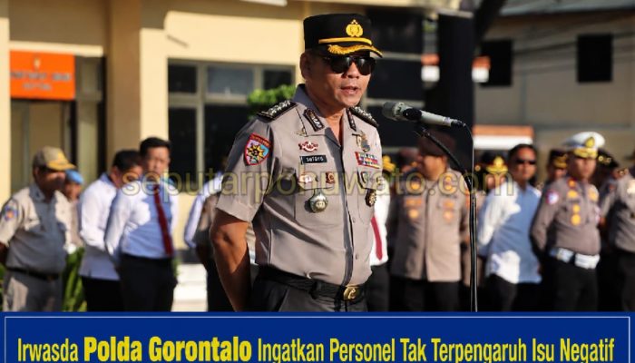Irwasda Polda Gorontalo Ingatkan Personel Tak Terpengaruh Isu Negatif, Tekankan Penguatan Manajemen Risiko