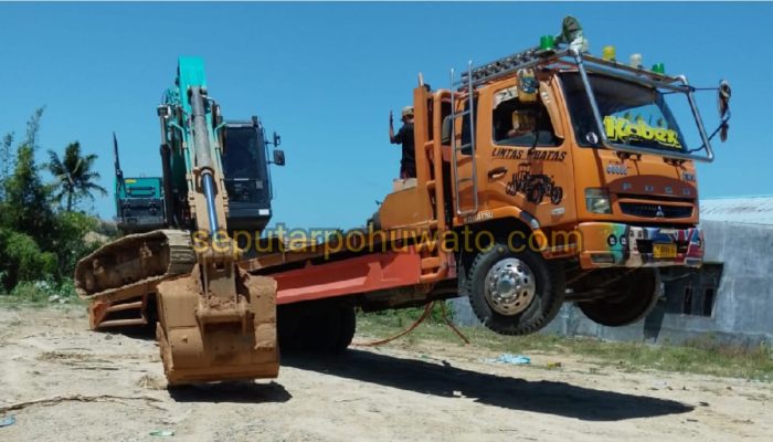 Diduga Milik Pengusaha Berinisial FM, Excavator PETI Diamankan Polres Pohuwato