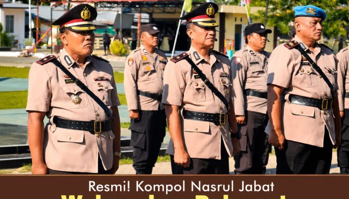 Resmi! Kompol Nasrul Jabat Wakapolres Pohuwato, Iptu F. Sofyan Alie Dilantik Jadi Ps Kasi Propam