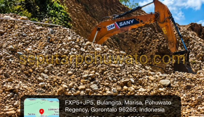 Excavator Diduga Milik OP Beroperasi di PETI Bulangita Dekat SD dan SMP, Aktivis Minta APH Bertindak