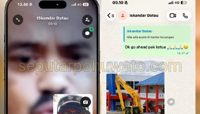 WA Sekda Pohuwato Diduga Dibajak, Pelaku Mengaku Iskandar Datau hingga Lakukan Video Call