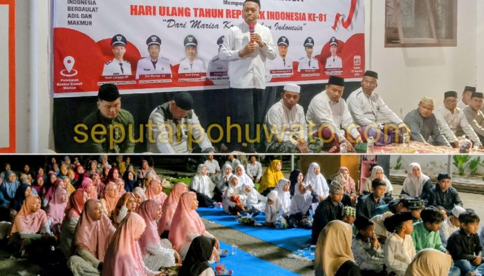 Bukan Sekadar Perayaan, HUT RI ke-81 di Marisa Diisi Dzikir, Doa dan Santunan Anak Yatim