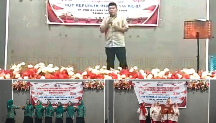 TP PKK Duhiadaa Gelar Lomba HUT RI ke-81, Camat Burhan: Semangat Kekeluargaan Jadi Kekuatan