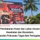 Pembakaran Hutan dan Lahan Ancam Kesehatan dan Ekosistem, Dandim Pohuwato Tegas Beri Peringatan