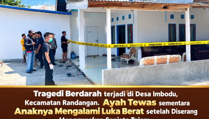 Ayah Tewas, Anak Kritis Usai Diserang Senjata Tajam di Imbodu Pohuwato