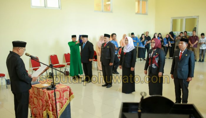 BREAKING NEWS: Bupati Saipul Mbuinga Resmi Lantik 5 Pejabat Pimpinan Tinggi Pratama Pohuwato