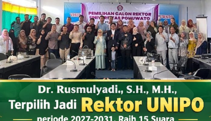 Raih 15 Suara, Dr. Rusmulyadi Terpilih Jadi Rektor Unipo Periode 2027-2031