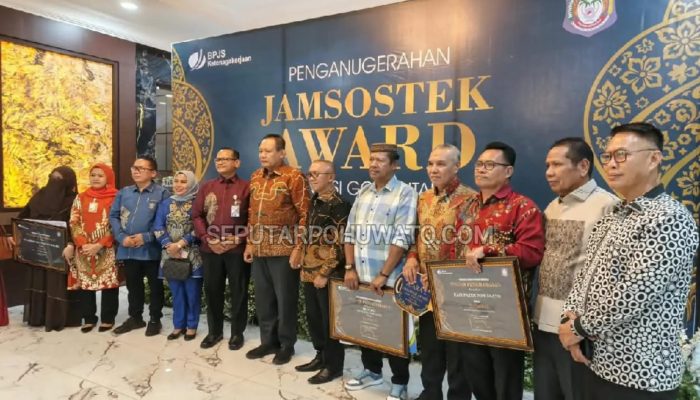 Capaian Jamsostek Gorontalo Naik, Pohuwato Sabet Terbaik II Jamsostek Award 2026