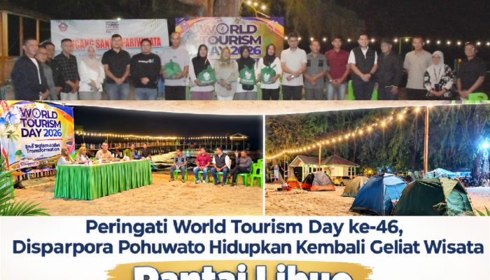 Peringati World Tourism Day ke-46, Disparpora Pohuwato Hidupkan Kembali Geliat Wisata Pantai Libuo