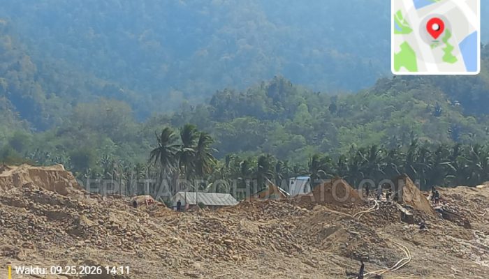 PETI Pakai Alat Berat CAT Diduga Beroperasi di Gunung Langge Pohuwato, Warga Minta Ditertibkan