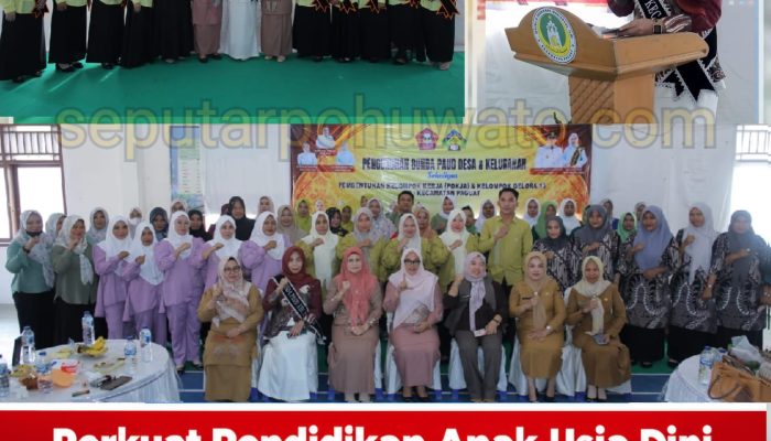 Perkuat Pendidikan Anak Usia Dini, Pokja dan Bunda PAUD Desa se-Paguat Resmi Dikukuhkan