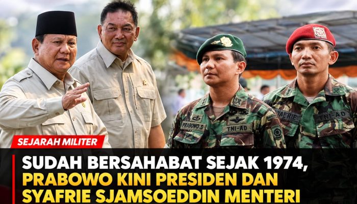 Sudah Bersahabat Sejak 1974, Prabowo Kini Presiden dan Sjafrie Sjamsoeddin Menhan