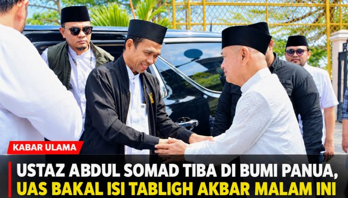 Ustaz Abdul Somad Tiba di Bumi Panua, UAS Bakal Isi Tablig Akbar Malam Ini